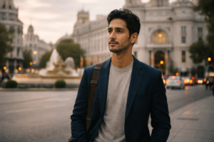 Migrante exitoso en Cibeles